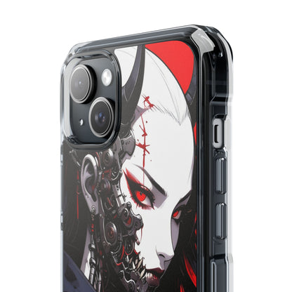 Magnetic Impact Phone Case, Anime Art Phone Cover, Goth Accessories for Her, Gift for Tech Lovers, Unique Phone Protection