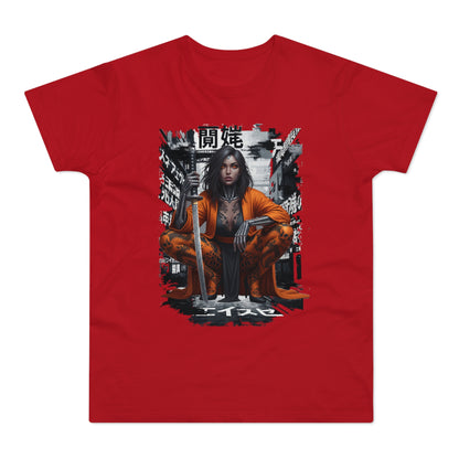 Urban Samurai Unisex T-shirt, Graphic Tee for Anime Fans, Streetwear Fashion, Unique Gift for Birthdays, Casual Wear