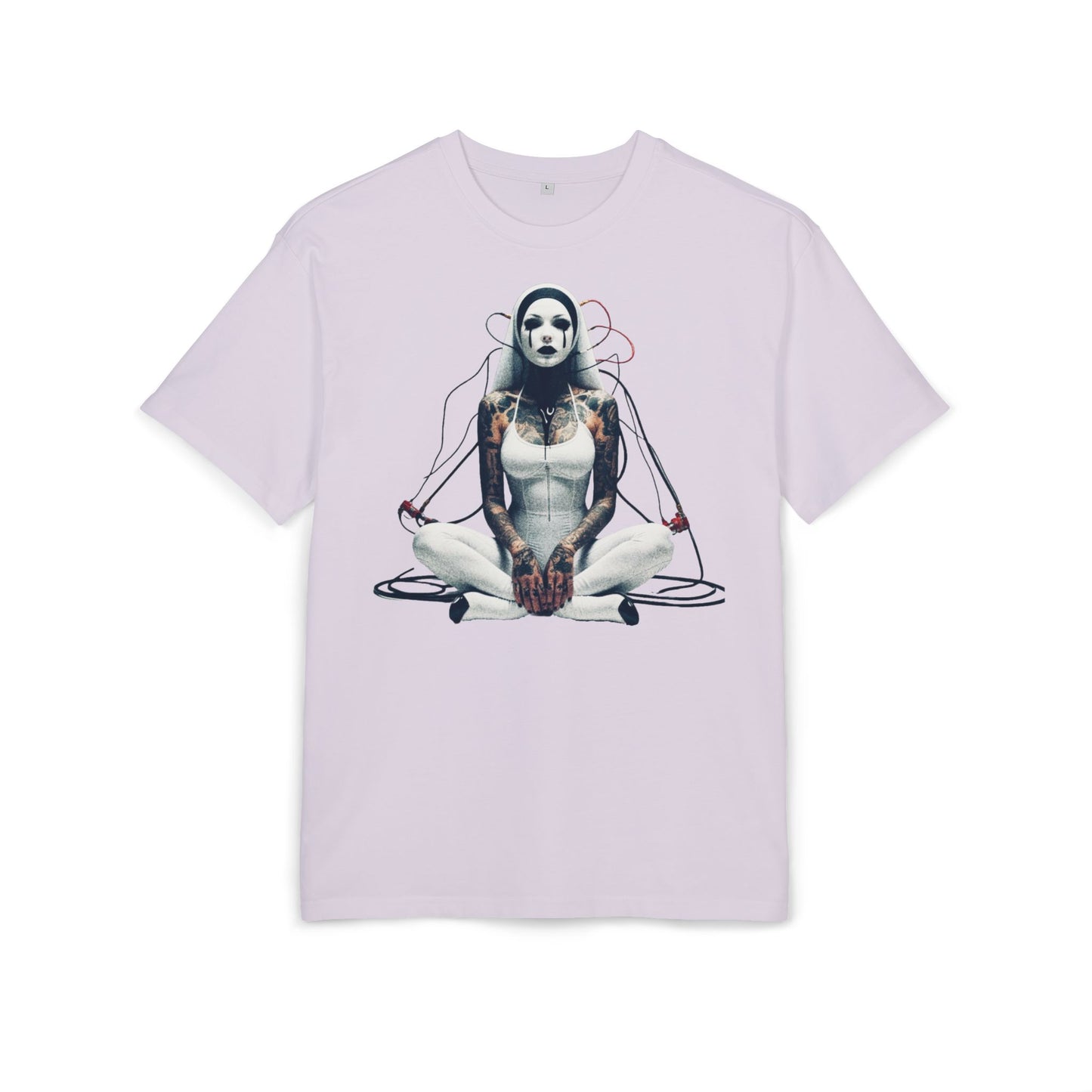 Artistic Unisex Oversize Tee - Unique Graphic Design for Creative Spirits