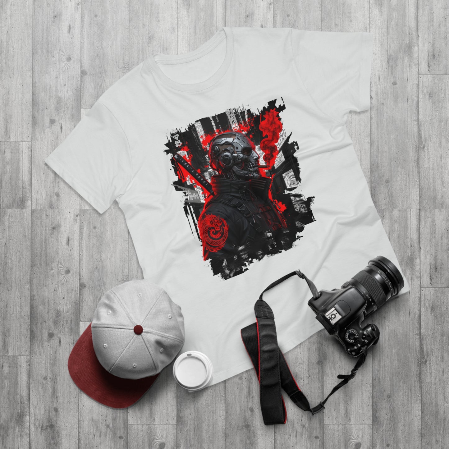 Unisex Graphic Tee - Urban Skull Design, Streetwear Shirt, Cool T-Shirt, Casual Fashion, Edgy Gift for Him, Festival Wear