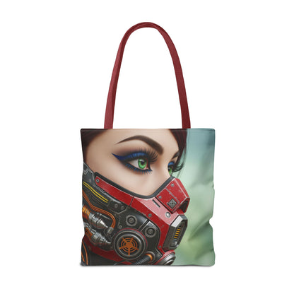 Futuristic Character Tote Bag, Stylish Eco-Friendly Bag, Unique Gift for Fans, Everyday Use for Shopping or Work, Gift for Her