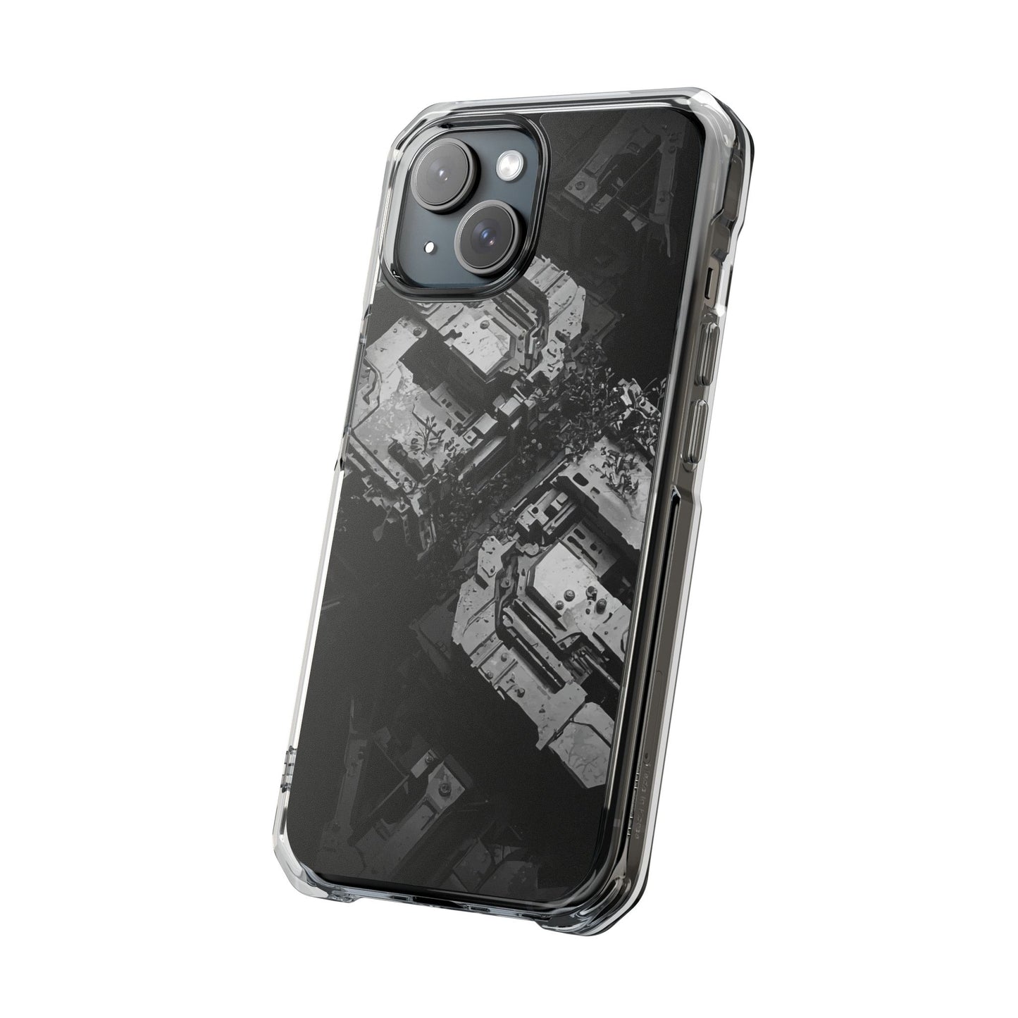 Stylish Magnetic Clear Impact Cases for iPhone, Heavy-Duty Protection, Customized Cases, Tech Lover Gift, Trendy Phone Accessories