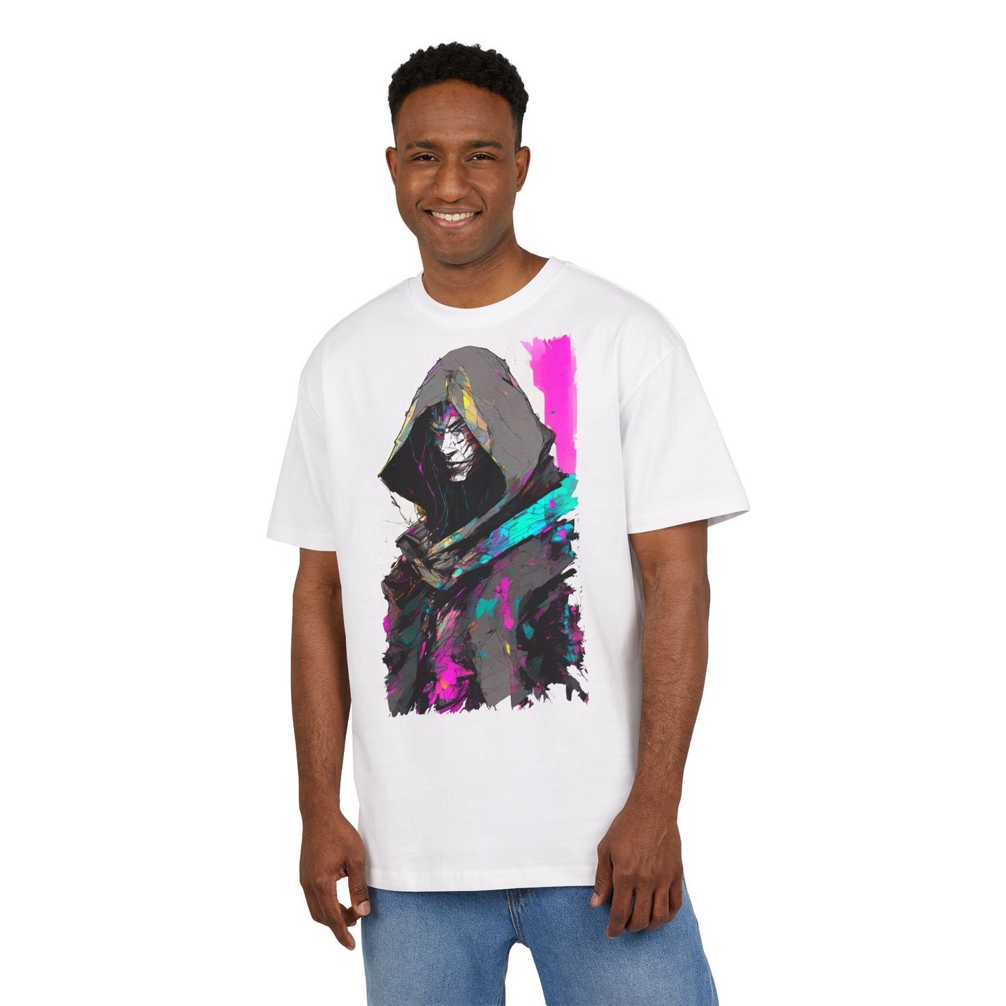Stylish Oversized Graphic Tee featuring Artistic Illustration, Casual Wear, Unisex T-Shirt, Streetwear Fashion, Gift for Art Lovers