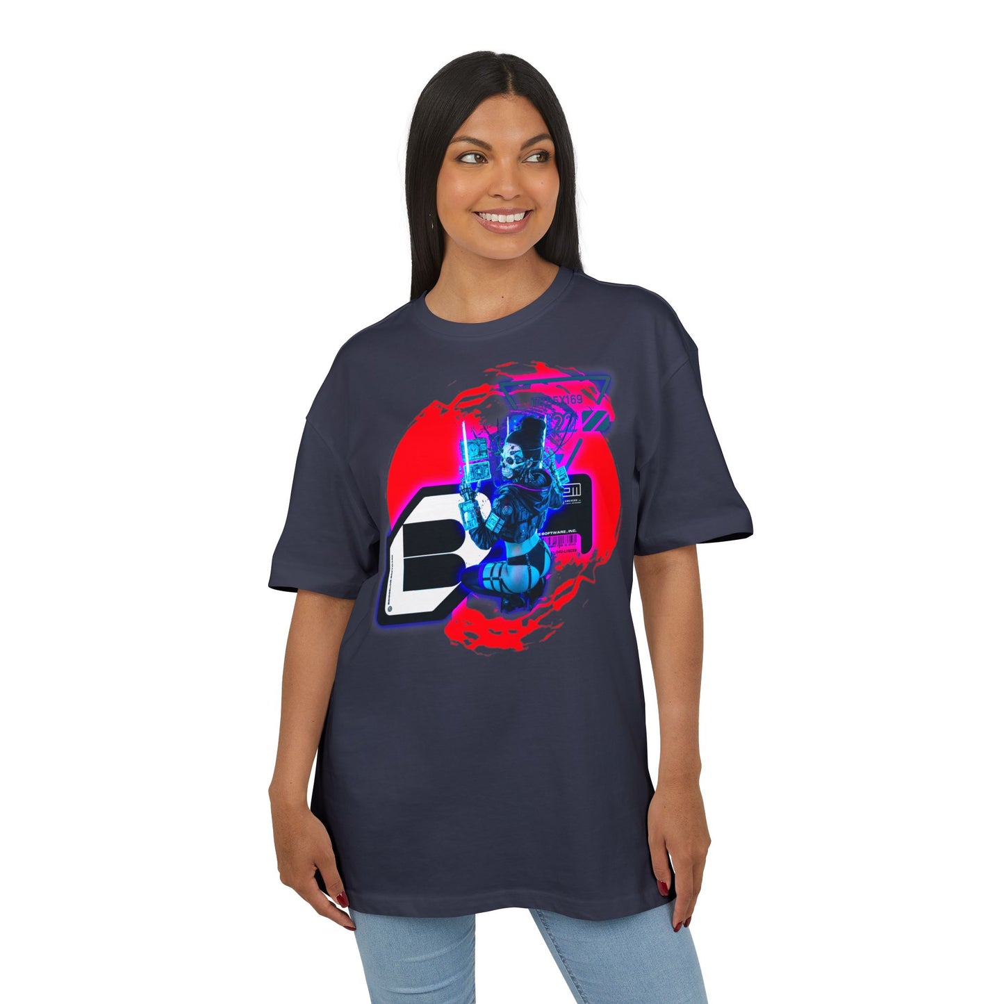 Vibrant Graphic Unisex Oversize Tee | Streetwear Style T-Shirt, Cool Casual Wear, Unique Gift, Festival Attire, Creative Design