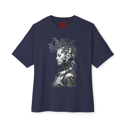 Eco-Friendly Unisex Oversized Tee Featuring Unique Abstract Design, Perfect for Casual Wear, Street Style, and Artistic Expression