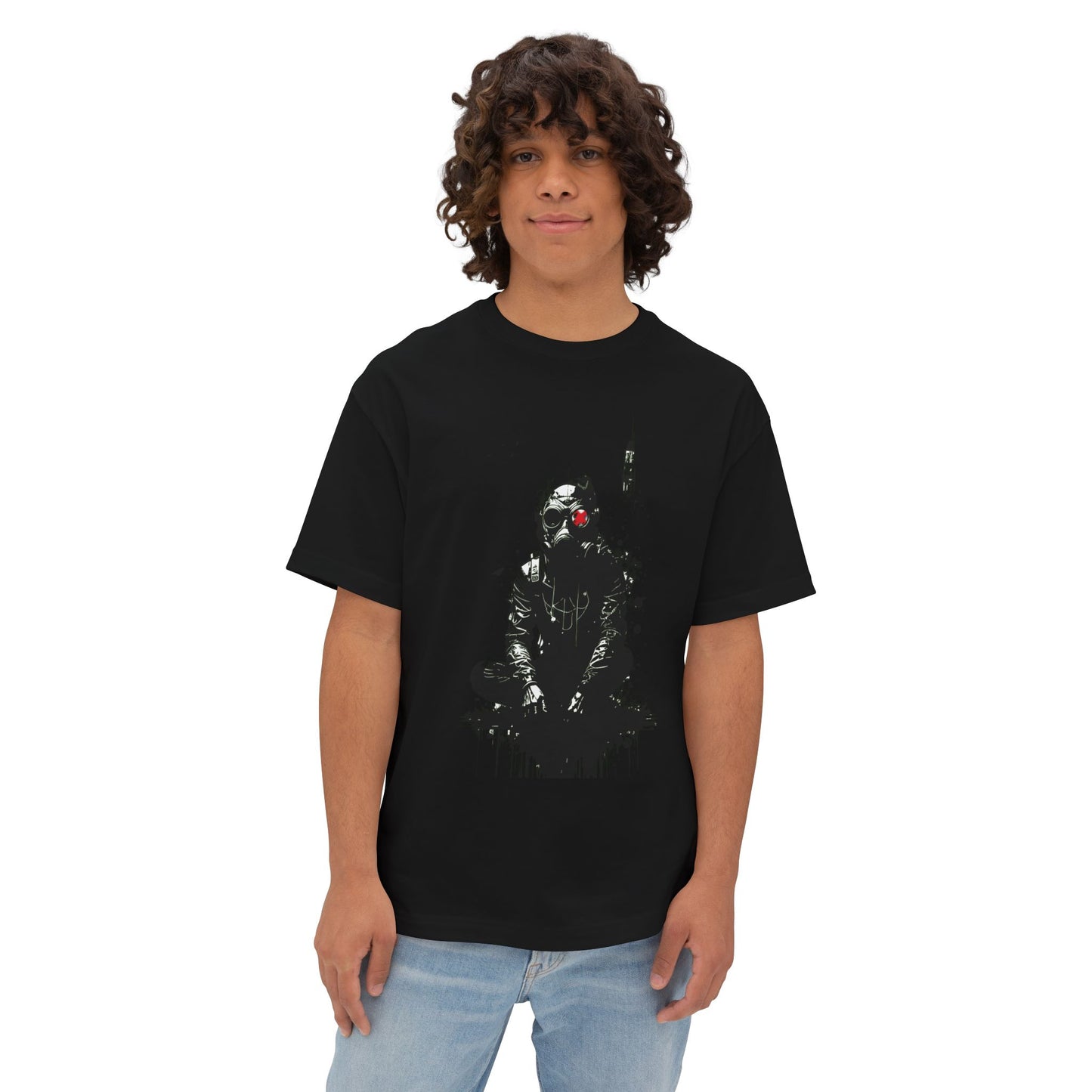 Street Art Graphic Tee for Casual Vibes, Unisex Oversized Boxy Tee, Cool Streetwear Top, Gift for Art Lovers, Perfect for Festivals, [...]
