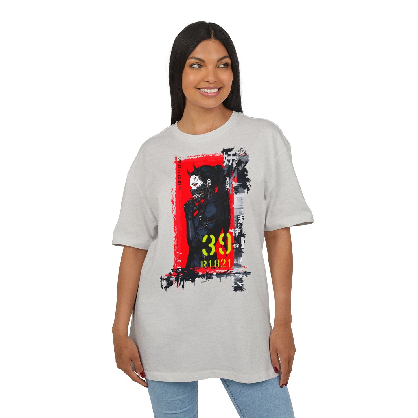 Artistic Oversize Tee featuring Bold Graphic Design, Unisex Heavyweight T-Shirt