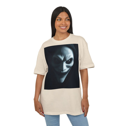 Spooky Graphic Unisex Oversized Tee, Halloween Shirt, Horror Aesthetic Tee, Statement Tee for Parties, Casual Wear, Gift Idea