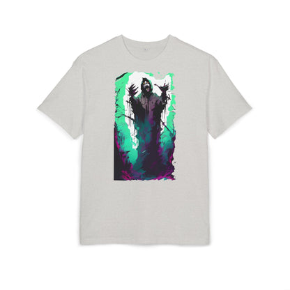 Mystical Oversized Tee - Unisex, Artistic Graphic Tee, Casual Wear, Gift for Art Lovers, Spooky Vibes Shirt