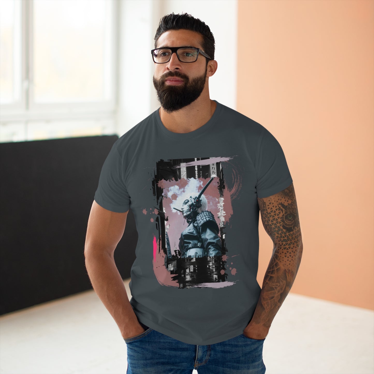 Cool Robot Graphic Tee, Unisex Streetwear Shirt, Unique Gift for Gamers, Casual Style, Art T-Shirt