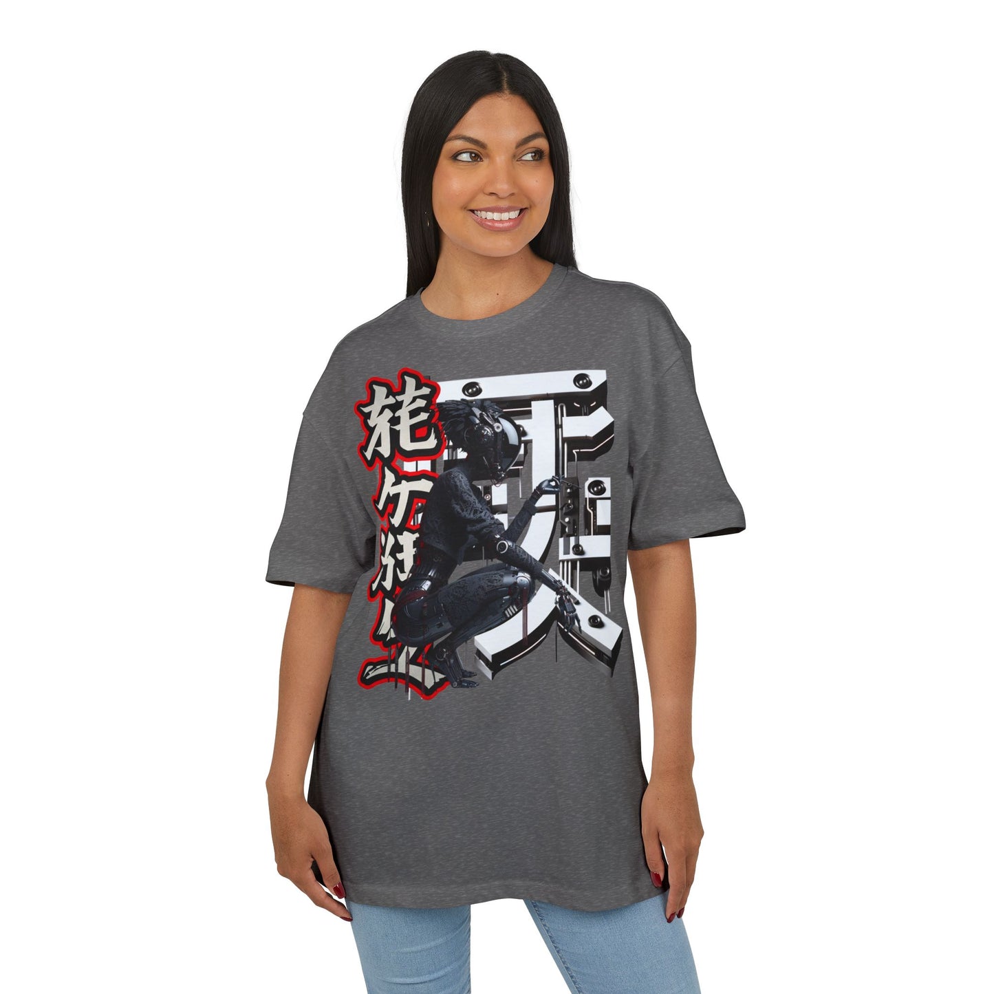Cyberpunk Graphic Unisex Heavy Oversize Tee