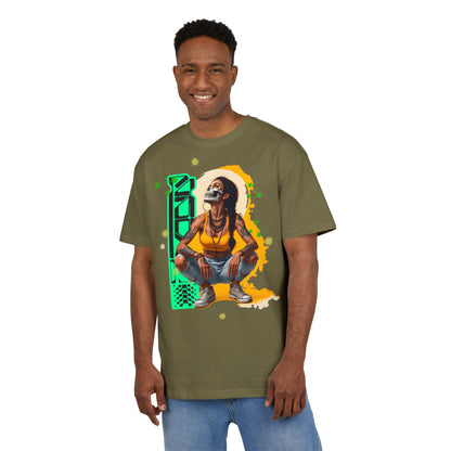 Vibrant Artistic Oversize Tee, Unisex Graphic Tee, Streetwear Fashion, Cool Casual Wear, Unique Art Inspired Shirt
