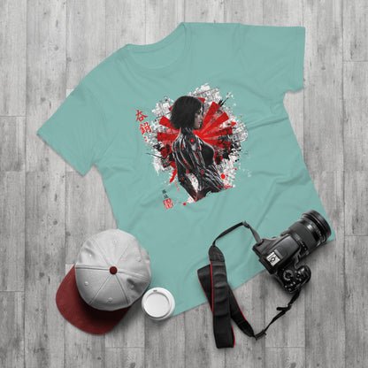 Cyber Samurai Graphic T-Shirt, Unisex Graphic Tee, Anime Shirt, Japanese Art T-Shirt, Gift for Nerds, Cosplay Apparel