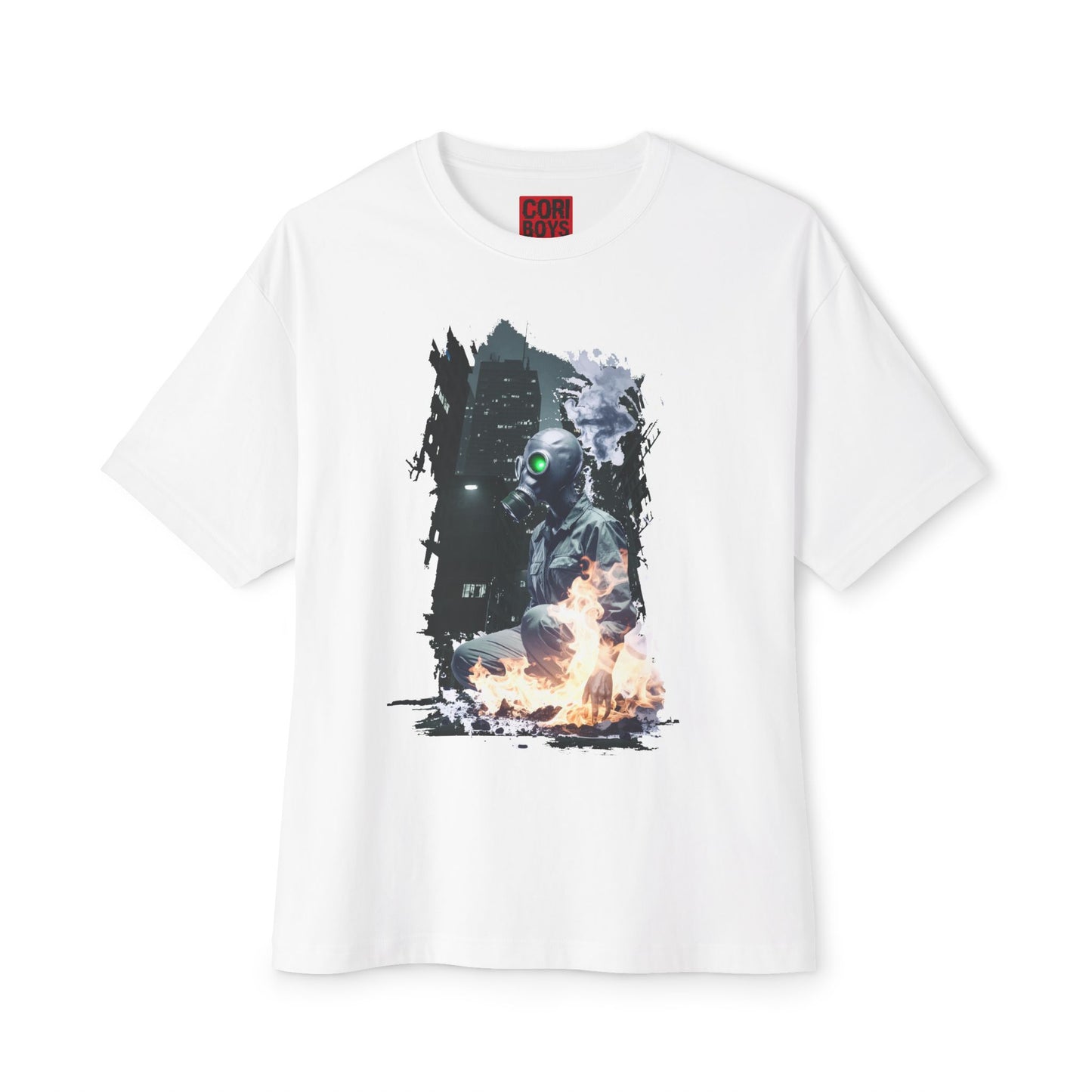 Cool Graffiti Monster Tee, Unisex Boxy T-Shirt, Streetwear Fashion, Graphic Tee, Unique Urban Style