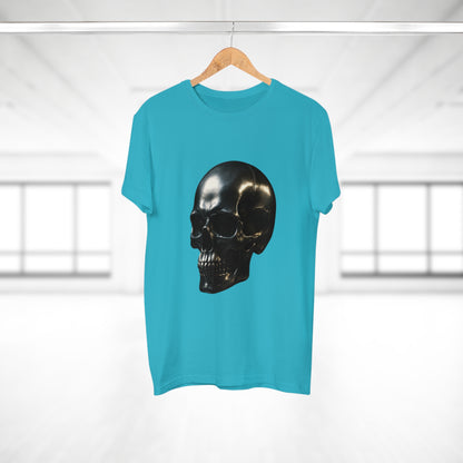 Gothic Skull Unisex T-Shirt, Edgy Graphic Tee, Halloween Apparel, Men's Casual Wear, Gift for Him