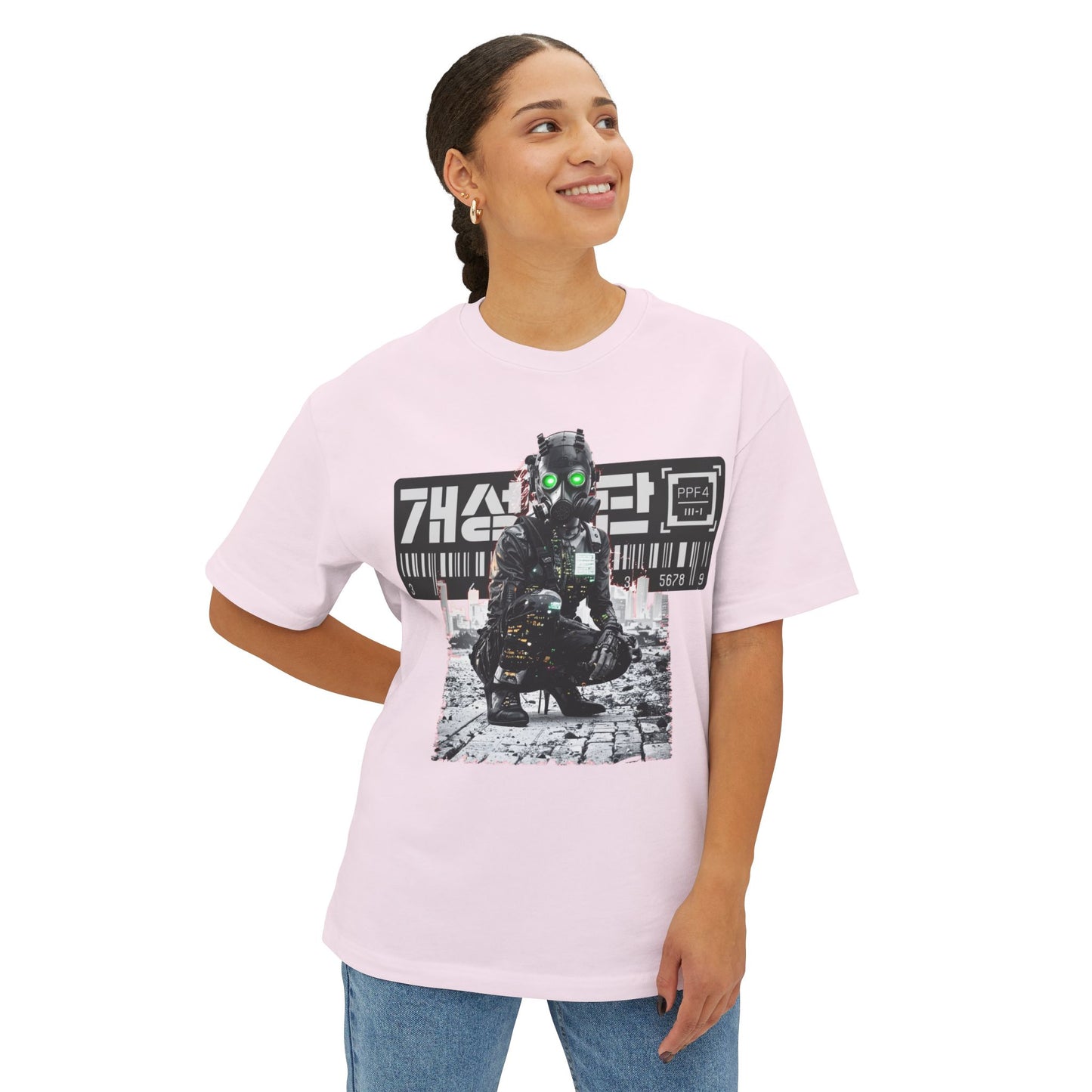 Unisex Oversized Graphic Tee with Futuristic Design, Casual Streetwear, Gift for Gamers, Unique Art Tee for All Occasions, Comfortable [...]