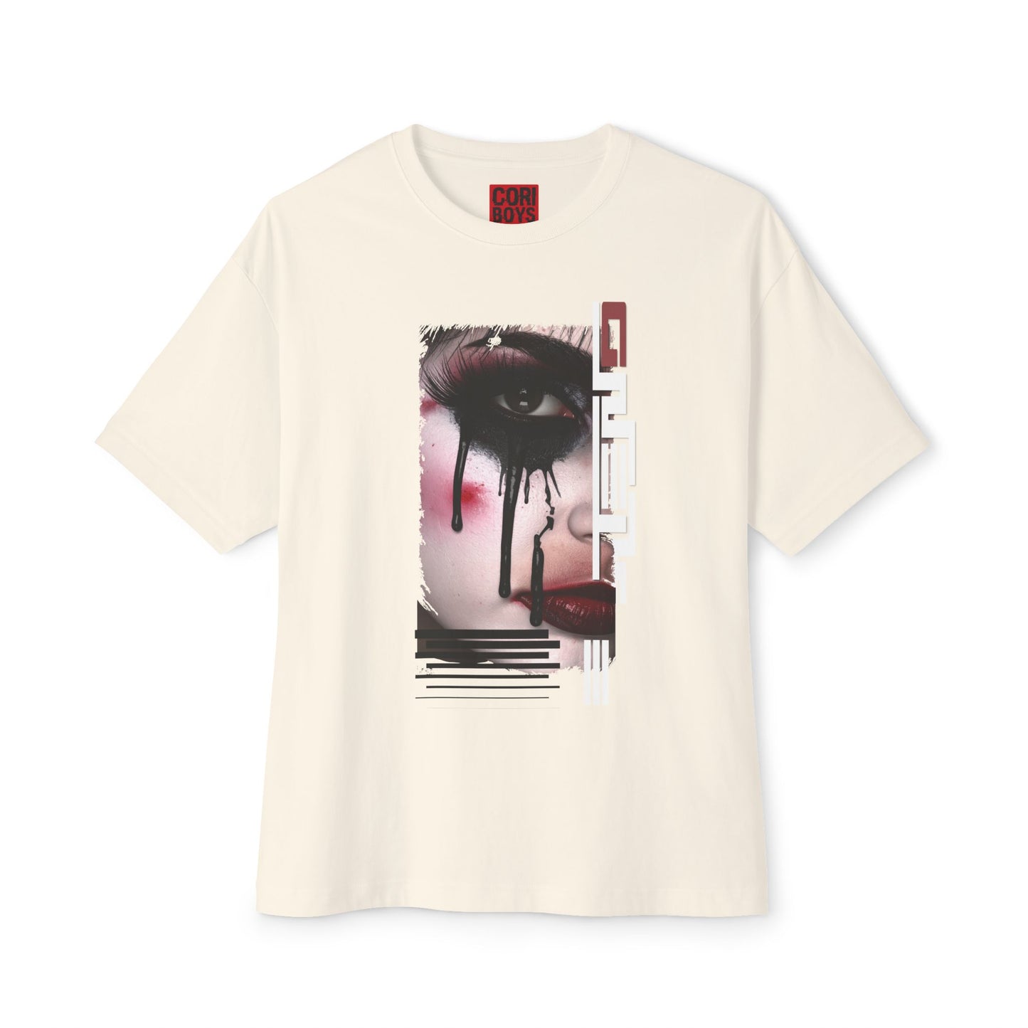 Artistic Oversized Tee - Bold Abstract Design, Streetwear, Casual Style, Unique Gift, Graphic Tee