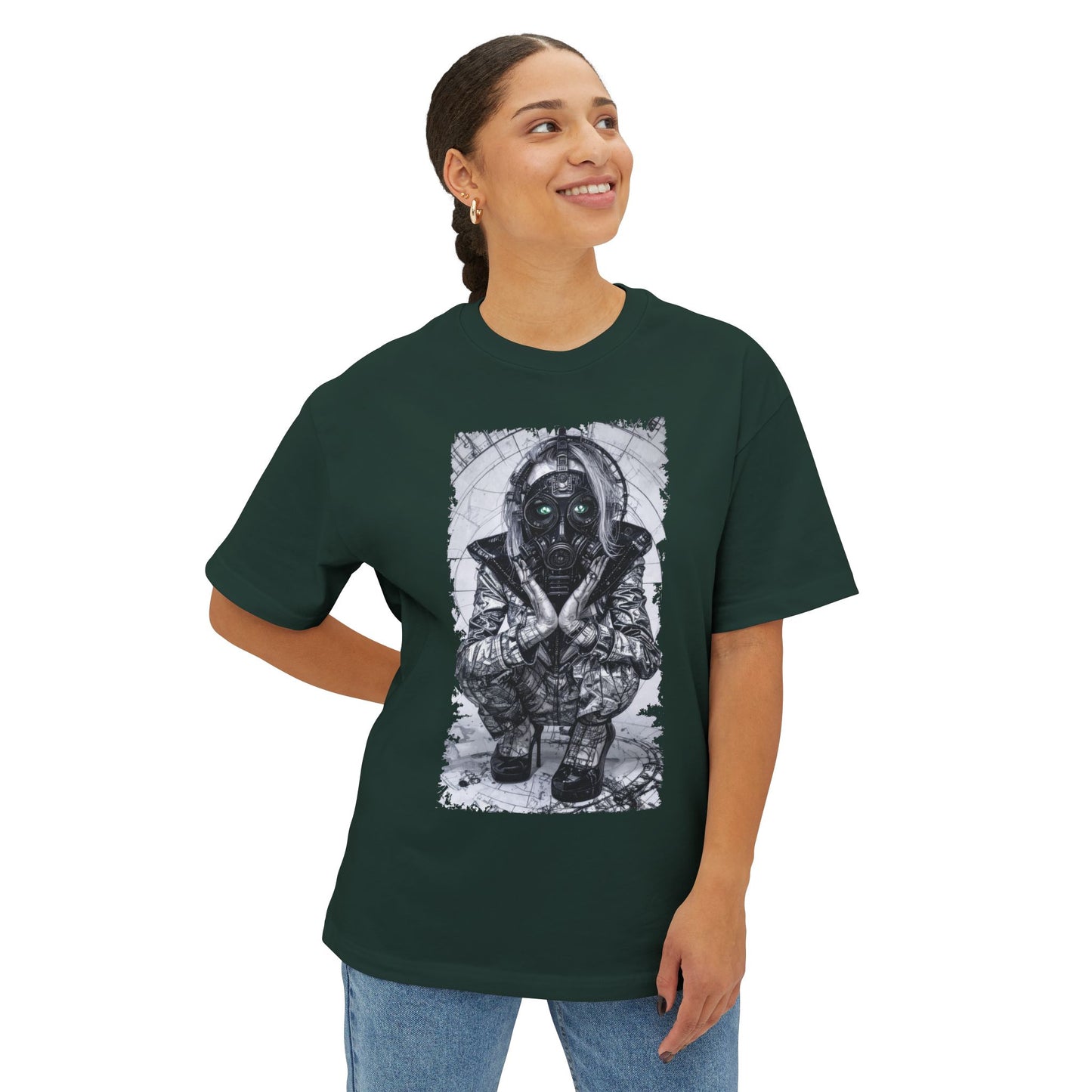 Unique Graphic Unisex Oversized Tee, Casual Streetwear, Ideal Gift for Art Lovers, Perfect for Summer Festivals, Relaxed Style