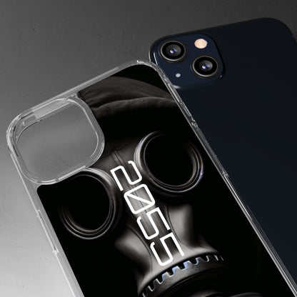 Phone Case Dystopian Gas Mask Design