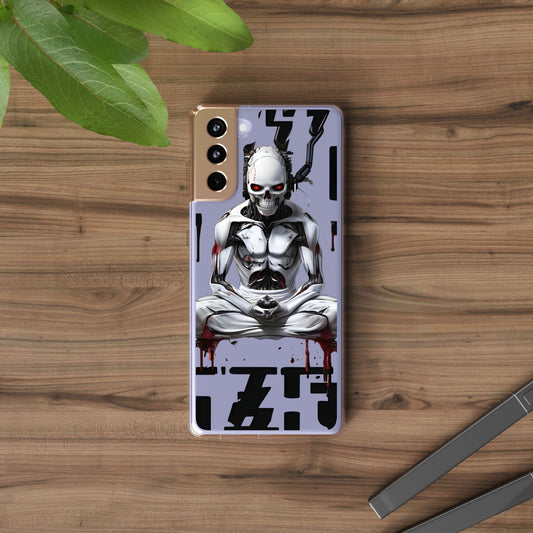 Clear Phone Cases with Cyber Design