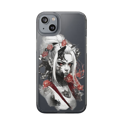Mystical Warrior Clear Phone Case - Stylish & Protective