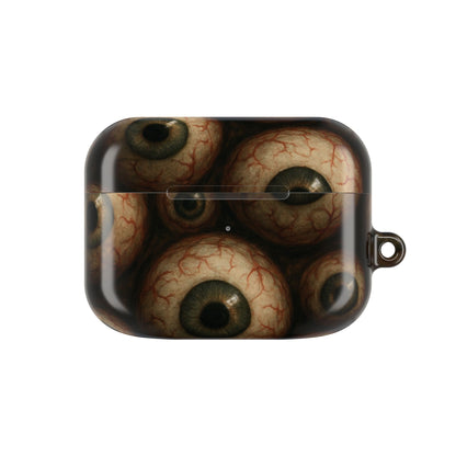 Unique Eyeball AirPod Case, Quirky Phone Accessory, Halloween Gift, Weird Aesthetic Decor, Eye Pattern Tech Case