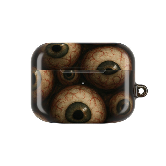 Unique Eyeball AirPod Case, Quirky Phone Accessory, Halloween Gift, Weird Aesthetic Decor, Eye Pattern Tech Case