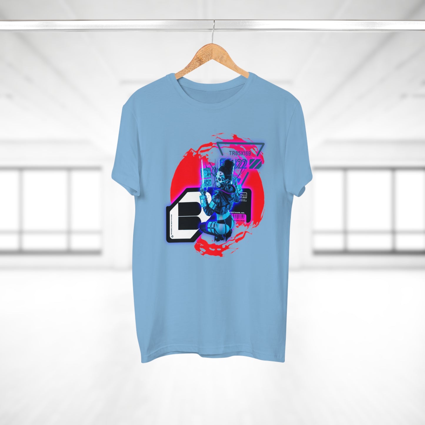 Futuristic Graphic Tee, Urban Outfit, Cyberpunk Style T-shirt, Men's Streetwear, Casual Wear, Gift for Tech Lovers
