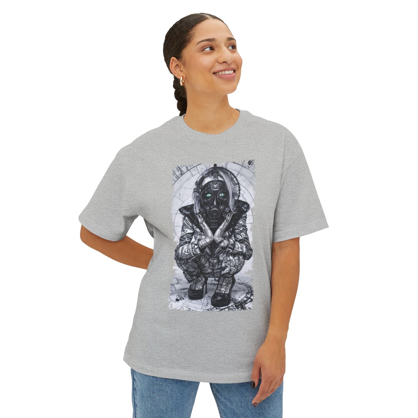 Unique Graphic Unisex Oversized Tee, Casual Streetwear, Ideal Gift for Art Lovers, Perfect for Summer Festivals, Relaxed Style
