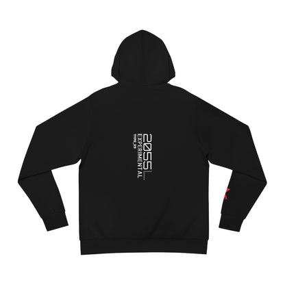 Experimental Fashion Hoodie - Edgy Urban Style with Graphic Design