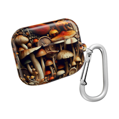 Mushroom-Themed AirPod Cases | Trendy Earbud Covers, Nature-Inspired Accessories, Gift for Music Lovers, Eco-Friendly Tech Style