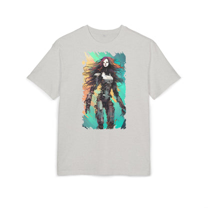 Artistic Graphic Tee, Casual Oversize Top, Unique T-Shirt Gift, Trendy Streetwear, Creative Fashion Statement