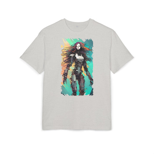 Artistic Graphic Tee, Casual Oversize Top, Unique T-Shirt Gift, Trendy Streetwear, Creative Fashion Statement