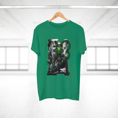 Cyberpunk Graphic Tee, Futuristic T-Shirt, Unisex Casual Wear, Unique Gift for Gamers, Trendy Streetwear, Sci-Fi Clothing