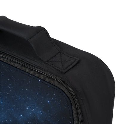Cosmic Lunch Bag | Insulated Lunch Tote, Starry Design, Cute Kids Lunchbox, Back to School, Picnic Essentials, Galaxy Print