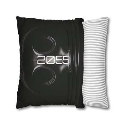 Futuristic Gas Mask Pillowcase | Modern Home Decor, Throw Pillow, Unique Gift, Sci-Fi Aesthetic, Cyberpunk Room Accents
