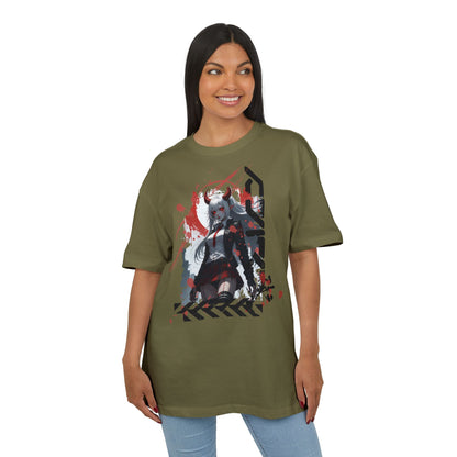 Unique Graphic Loose Fit Tee, Oversized T-Shirt, Streetwear Style, Trendy Casual Wear, Gift for Anime Lovers, Art-Inspired Fashion