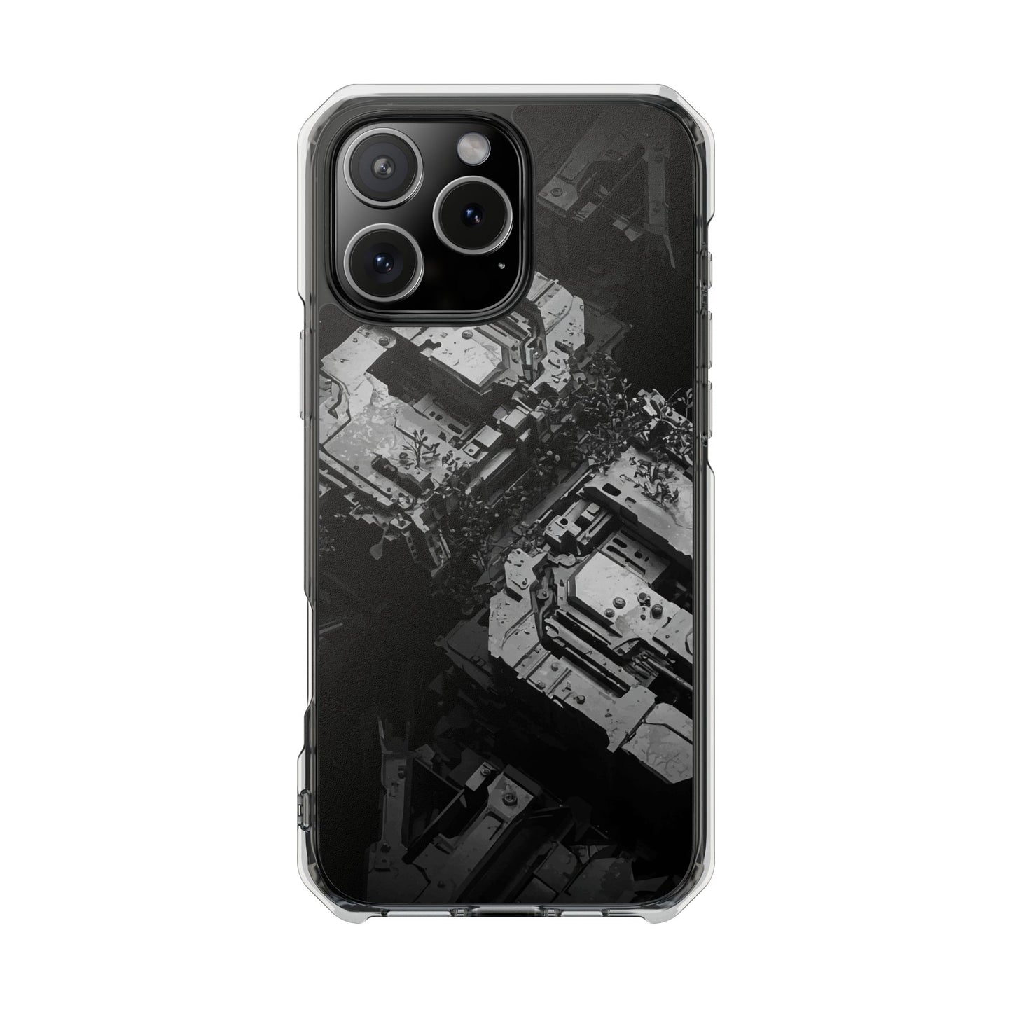 Stylish Magnetic Clear Impact Cases for iPhone, Heavy-Duty Protection, Customized Cases, Tech Lover Gift, Trendy Phone Accessories