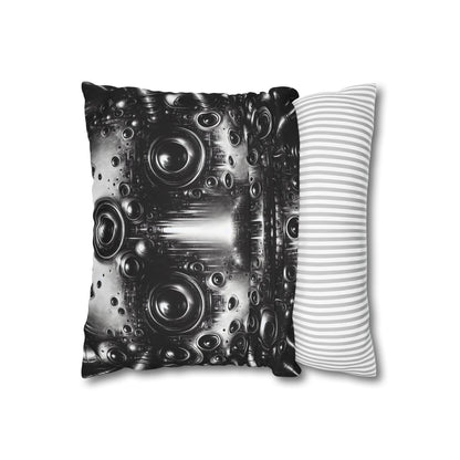 Funky Geometric Pillowcase, Modern Home Decor, Unique Throw Pillow Cover, Artistic Cushion Cover, Gift for Art Lovers