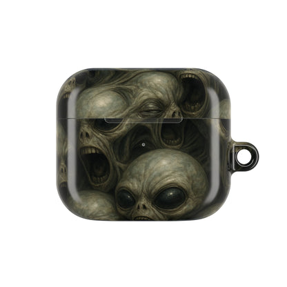 Alien-Themed AirPod Case, Unique Gift for Sci-Fi Lovers, Cool Accessory for Music Enthusiasts, Perfect for Halloween, Collectible