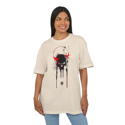 Edgy Oversized Graphic Tee, Cool Streetwear Shirt, Unisex Casual Wear, Unique Festival Apparel, Comfortable Everyday Outfit