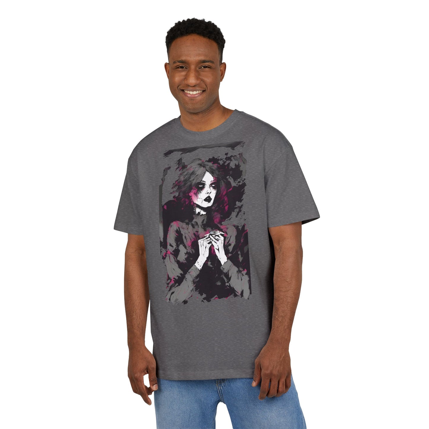 Artistic Oversize Tee | Unisex Tee with Unique Design, Casual Wear, Graphic Shirt, Gift for Art Lovers, Statement T-Shirt