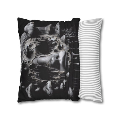 Dark Art Decorative Pillowcase, Gothic Home Decor, Statement Cushion Cover, Unique Gift for Art Lovers, Halloween Decor