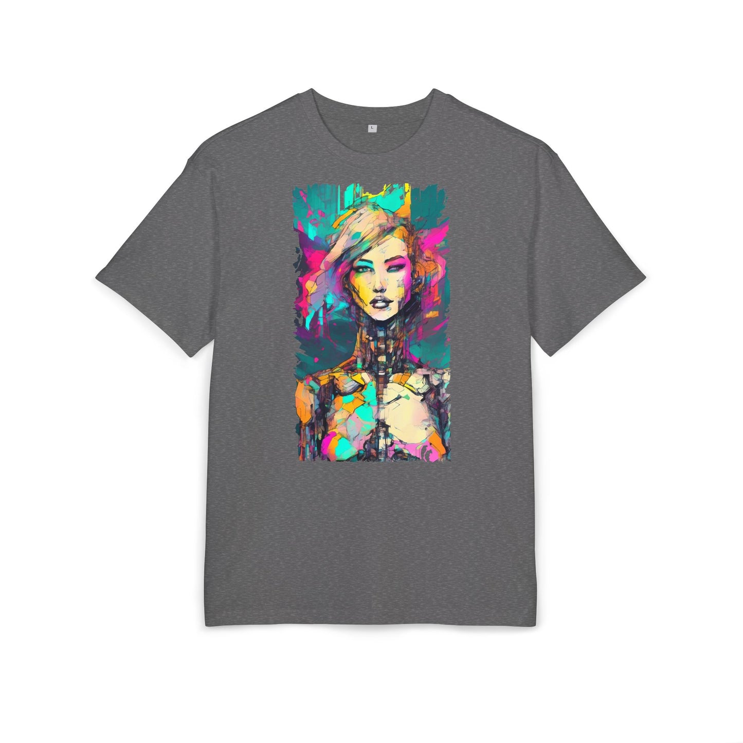 Vibrant Art Oversized Tee, Unisex Colorful T-Shirt, Graphic Arts Apparel, Casual Streetwear Gift, Unique Fashion Statement