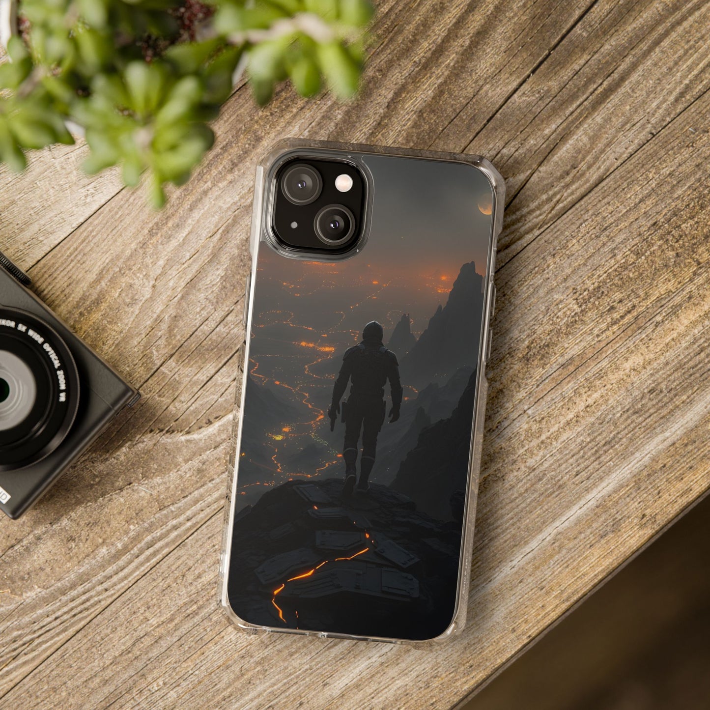 Magnetic Clear Impact Phone Cases, Adventure Phone Cover, Gamer Gift, Customizable Phone Shell, Trendy Tech Accessory