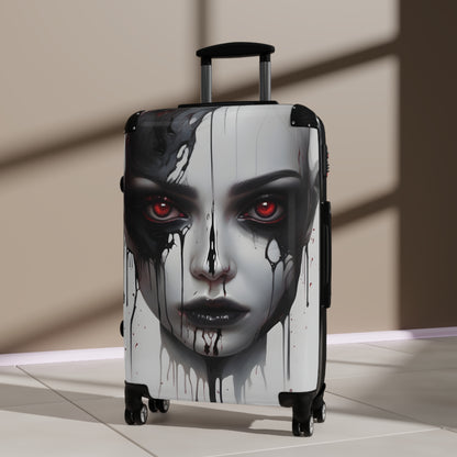 Travel Suitcase - Stylish Dystopian Dark Design for Adventurers
