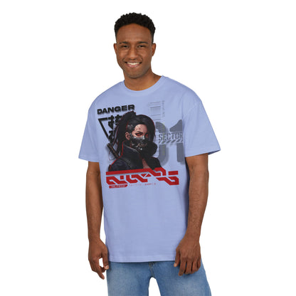 Cyberpunk Aesthetic Unisex Oversize Tee | Stylish Streetwear, Gift for Gamers, Casual Wear, Graphic Tee, Unique Fashion Statement