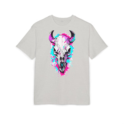 Vibrant Skull Graphic Tee for Art Lovers, Casual Wear, Unique Gift, Festival Apparel, Street Style Fashion