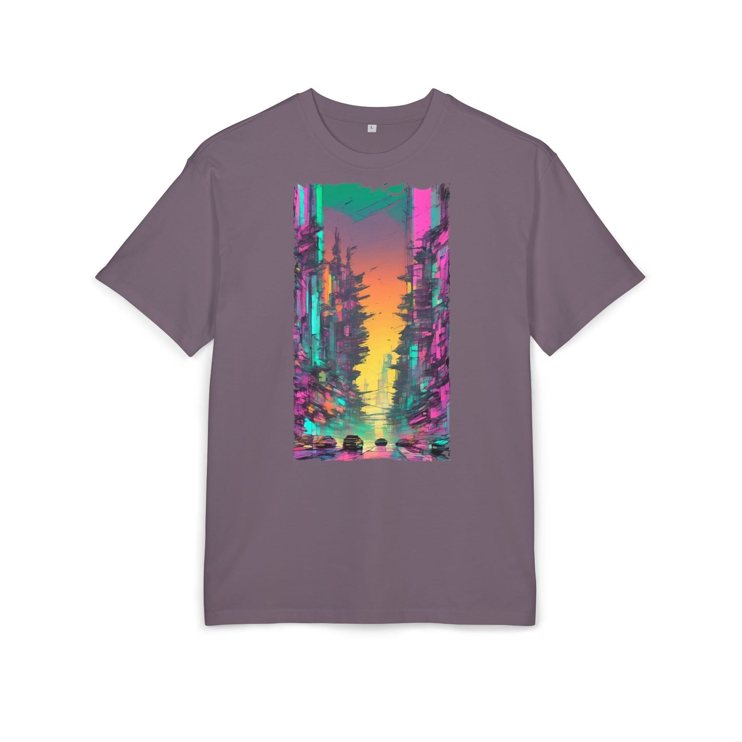 Vibrant Nature Sunset Unisex Oversize Tee, Cozy Graphic Shirt for Nature Lovers, Trendy Casual Wear, Gift for Friends, Summer Fashion