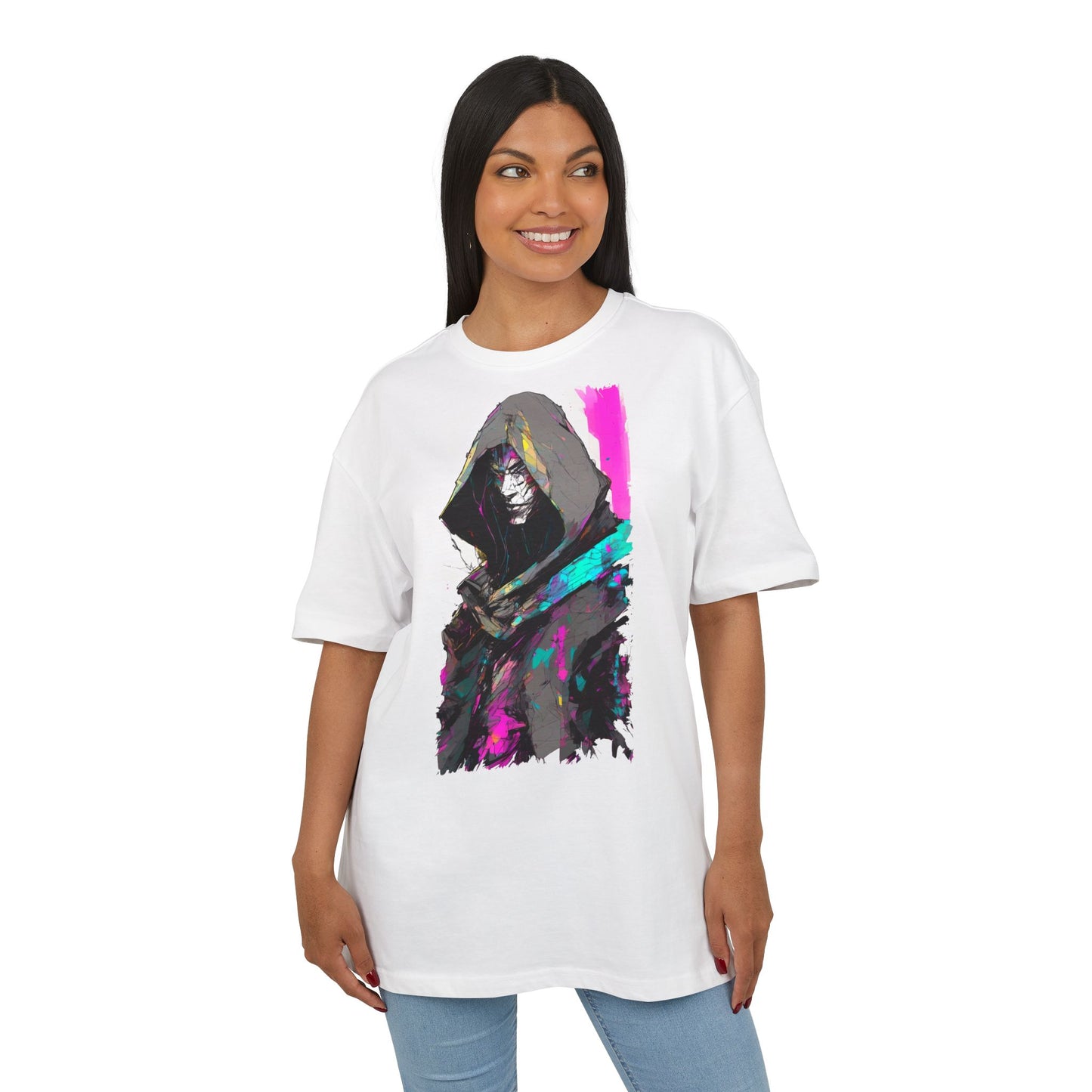 Stylish Oversized Graphic Tee featuring Artistic Illustration, Casual Wear, Unisex T-Shirt, Streetwear Fashion, Gift for Art Lovers